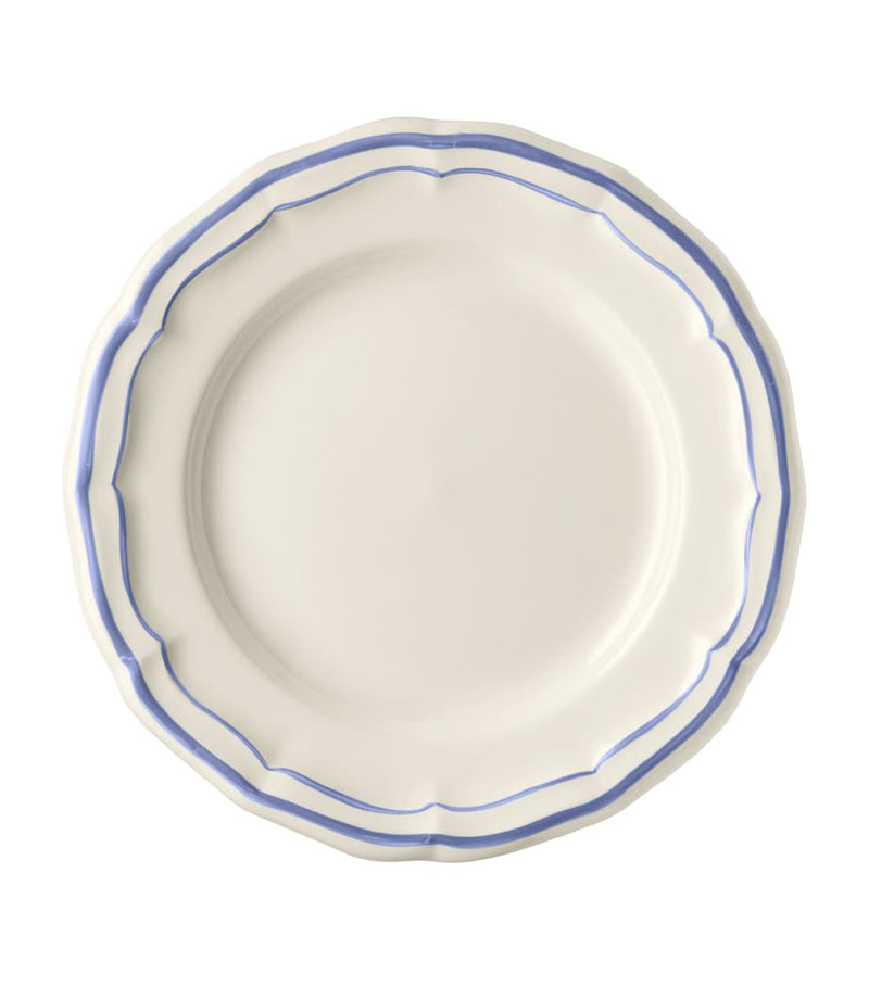 Gien Filet Bleu canape plates set of 4 16cm (British brand)