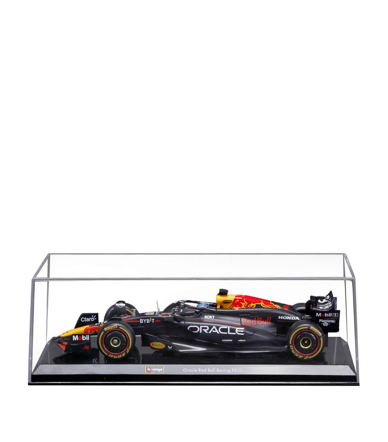 Bburago Red Bull RB20 1:24 model Max Verstappen helmet - British product