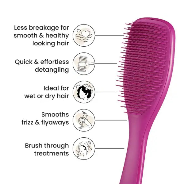 Tangle Teezer Ultimate Detangler Electric Raspberry mini comb (British brand)