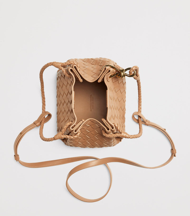Bottega Veneta small leather parachute shoulder bag - British product