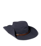 Miu Miu drill cowboy hat with embroidered logo, UK version