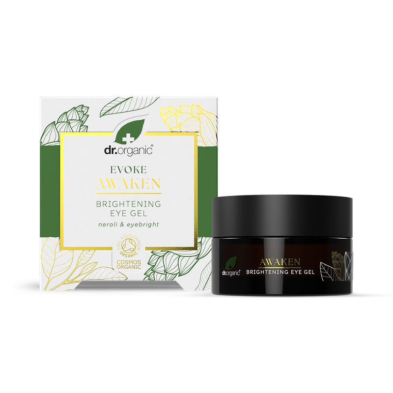 Dr Organic Awaken eye gel 10ml (British brand)