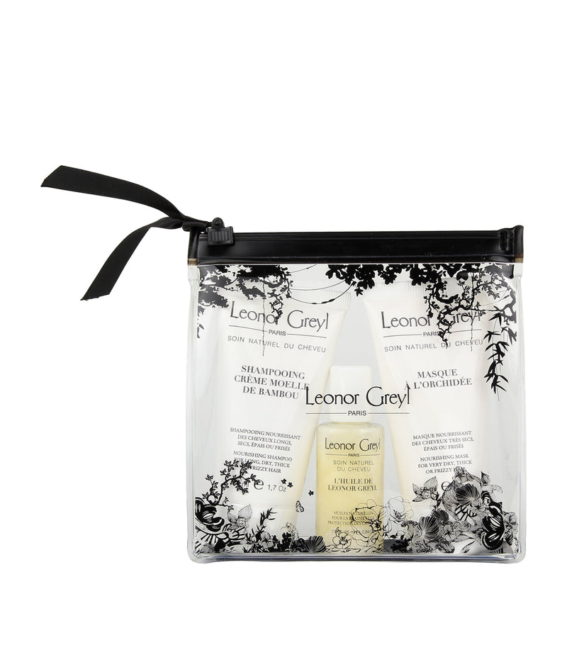 Leonor Greyl travel haircare set for very dry hair, UK version