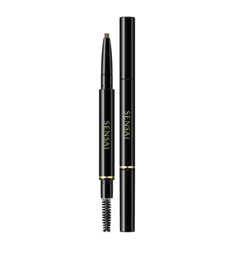 Sensai eyebrow pencil with attached brush for easy brow filling (British brand)