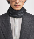 Giorgio Armani silk jacquard scarf, UK version
