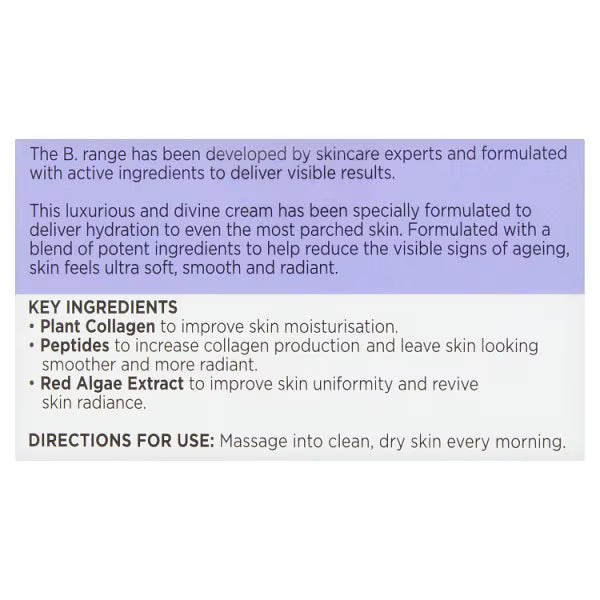 B. intense moisturising day cream 50ml - British product