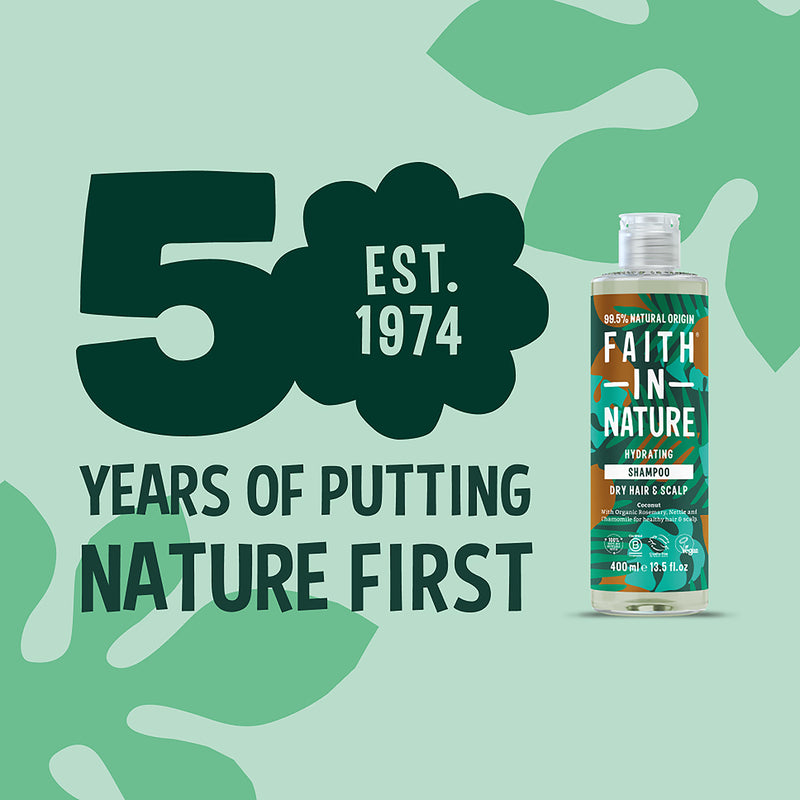 Faith In Nature Coconut Shampoo Dry Hair 400ml - British product