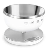 Smeg digital kitchen scales white (British brand)