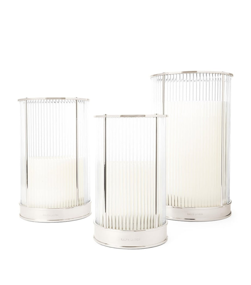 Ralph Lauren small Allen hurricane candle holder, 28cm, imported from the UK