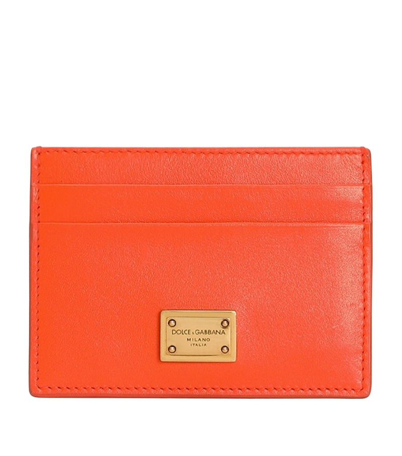 Dolce&Gabbana leather card holder plongé calfskin gold hardware, UK version