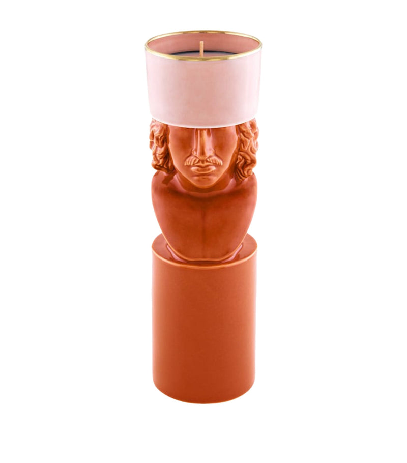 GINORI 1735 Orange Renaissance tealight candle set 6 x 288g, UK version