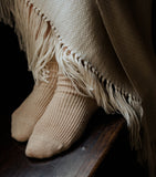 Araminta Campbell Alpaca-Blend Woodland Inkcap Throw 150cm x 230cm - British product
