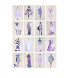 Cole & Son Harrods Couture Carousel wallpaper lavender, British brand