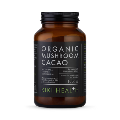 Holland & Barrett KIKI Health Organic Mushroom Extract Cacao Powder 105g- Buy online at McGrocer