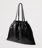 Jimmy Choo leather drawstring tote bag large - British product