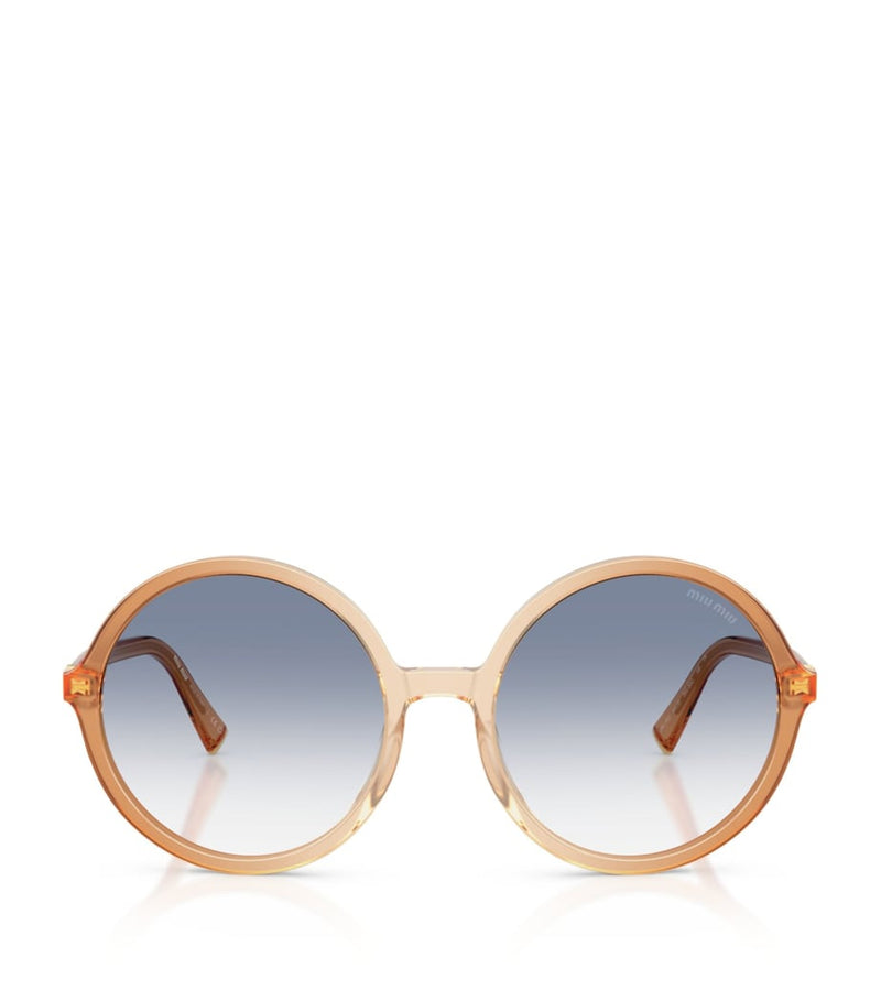 Miu Miu acetate oversized round sunglasses imported from the UK