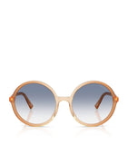 Miu Miu acetate oversized round sunglasses imported from the UK