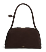 Harrods Alaïa Nubuck Leather Le Bouledogue Shoulder Bag- Buy online at McGrocer