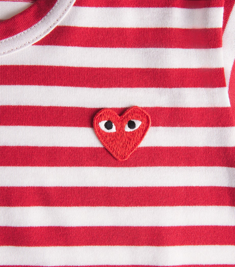 Comme Des Garçons children's stripe heart T-shirt 2-6 years - British product