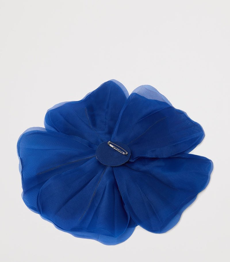 Marina Rinaldi silk organza flower brooch - British product