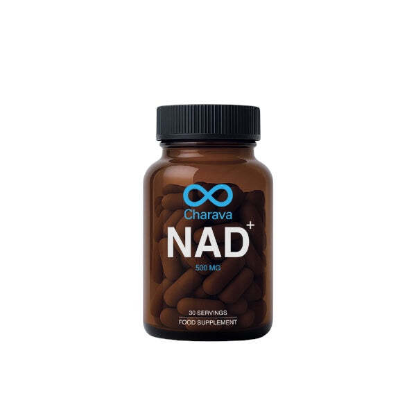 Charava NAD+ 500 supplement 30 capsules - British product
