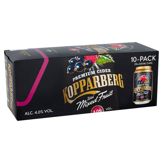 Kopparberg Mixed Fruit Cider 10x330ml