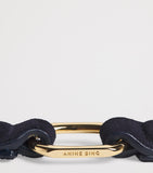 ANINE BING suede Kate shoulder bag imported from the UK