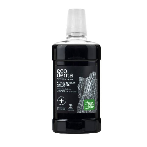 Ecodenta extraordinary whitening mouthwash 500ml - British product