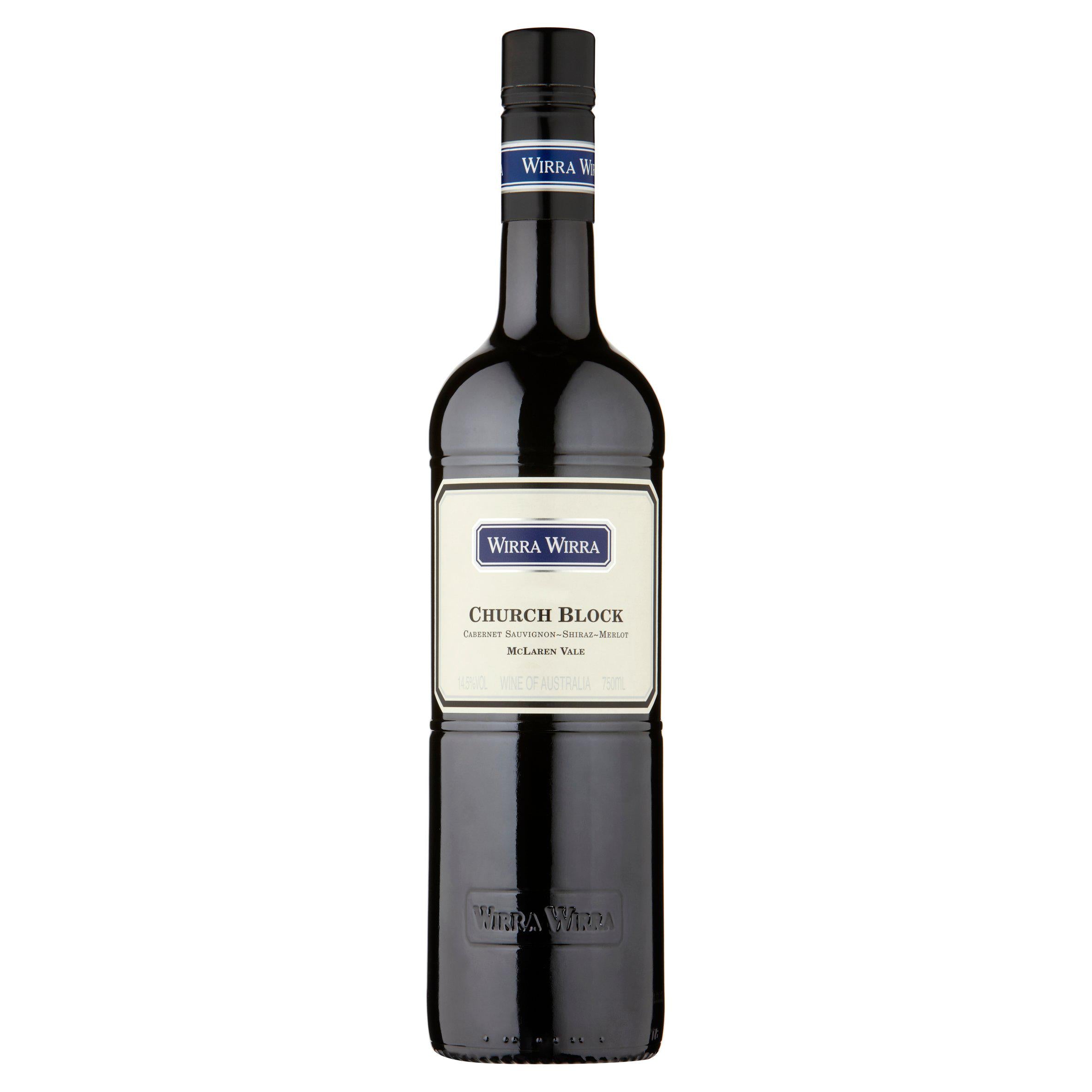 Wirra Wirra Church Block Cabernet Sauvignon Shiraz Merlot 750ml GOODS Sainsburys