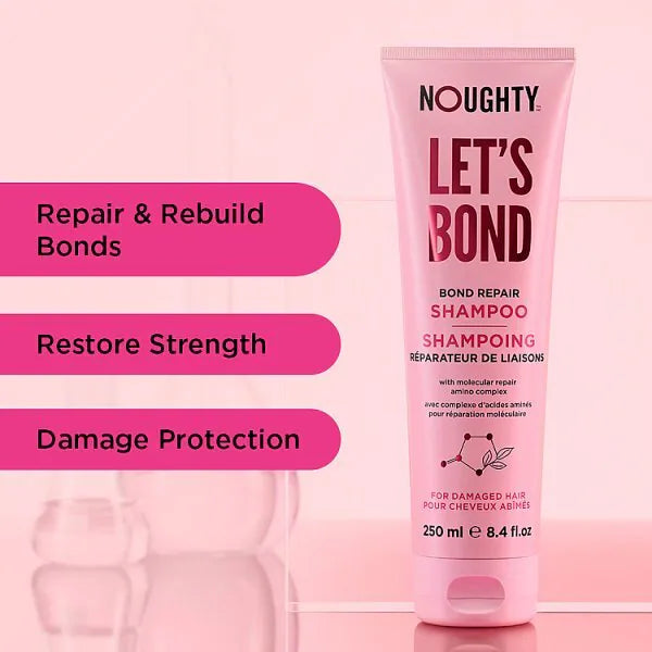 Noughty Let's Bond bond repair shampoo bottle 250ml, imported from the UK
