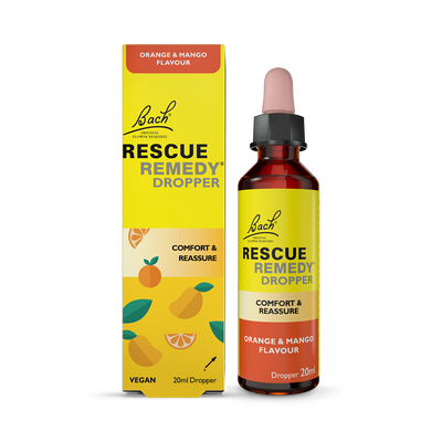 Holland & Barrett Bach Rescue Remedy Orange & Mango Dropper 20ml- Buy online at McGrocer