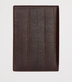 Saint Laurent leather passport holder with monogram, UK version