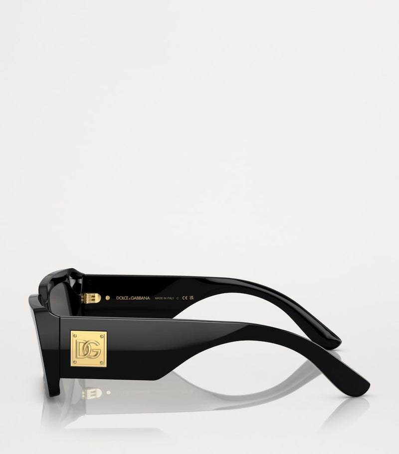 Dolce&Gabbana acetate rectangle sunglasses, UK version