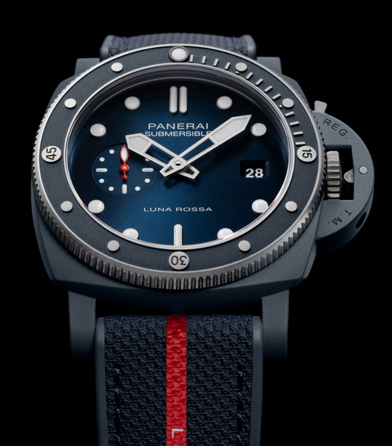 Panerai Ti-Ceramitech Submersible Luna Rossa watch 44mm (British brand)