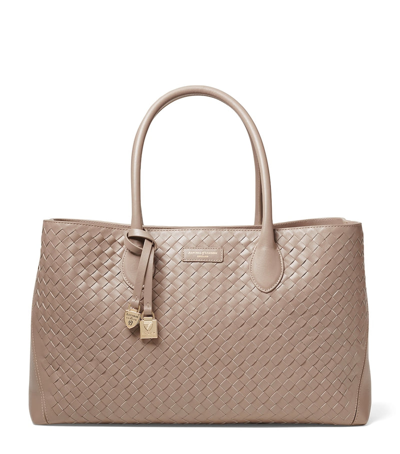 Aspinal of London leather tote bag - British product