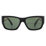 Ray-Ban Nomad RB2187 black square sunglasses, imported from the UK