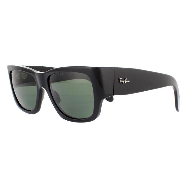 Ray-Ban Nomad RB2187 black square sunglasses, imported from the UK