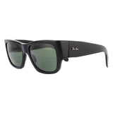Ray-Ban Nomad RB2187 black square sunglasses, imported from the UK