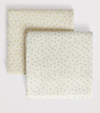 Bonpoint spot muslin cloths 2-pack soft cotton (British brand)