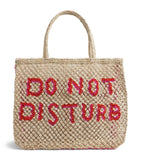 The Jacksons jute tote bag with Do Not Disturb print - British product