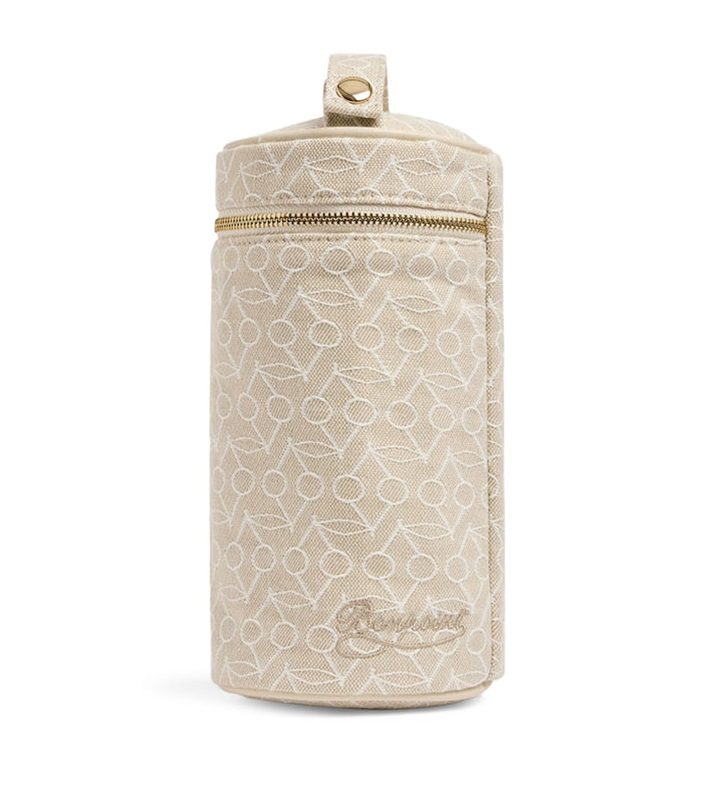Bonpoint Dita bottle bag with cherry print 20cm UK version