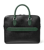 Aspinal of London slim leather Shield briefcase (British brand)