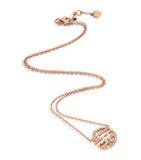 MARLI New York rose gold diamond necklace (British brand)