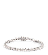 Harrods Suzanne Kalan White Gold and Diamond Classic Icon Tennis Bracelet- Buy online at McGrocer