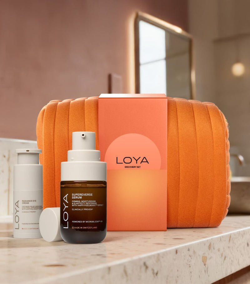 LOYA Discovery Set skincare kit with serum and eye cream, UK version