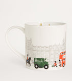 Harrods Whimsical Building Mug stoneware - British product