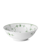 Royal Copenhagen Porcelain Green Fluted Plain Bowl 16cm, imported from the UK