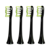 Biovello replacement toothbrush heads black 4 pack, UK version