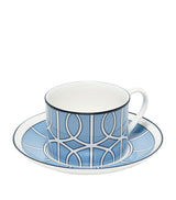 Harrods O.W.London Loop Fine Bone China Teacup and Saucer Set- Buy online at McGrocer