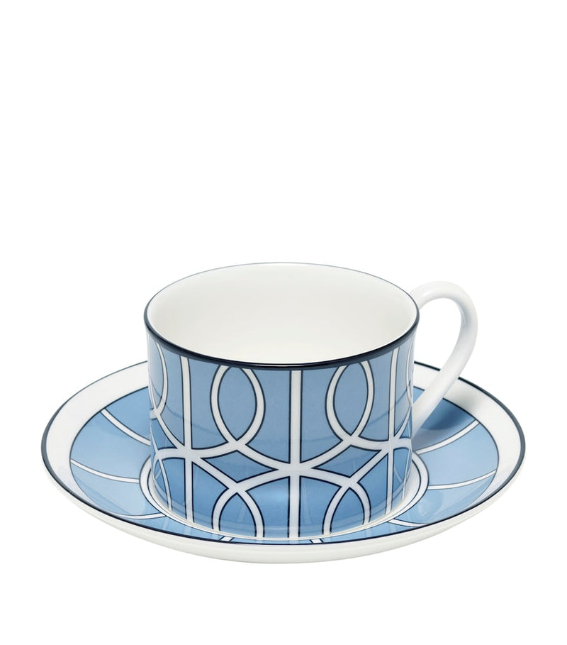 O.W. London Loop teacup and saucer set (British brand)